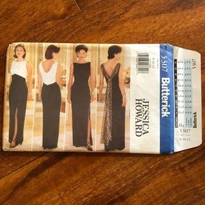 Butterick Jessica Howard 5307 Classic Elegant Evening Gown sewing patterns